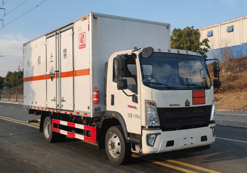 專力牌ZLC5127XFWZ6腐蝕性物品廂式運輸車公告圖片