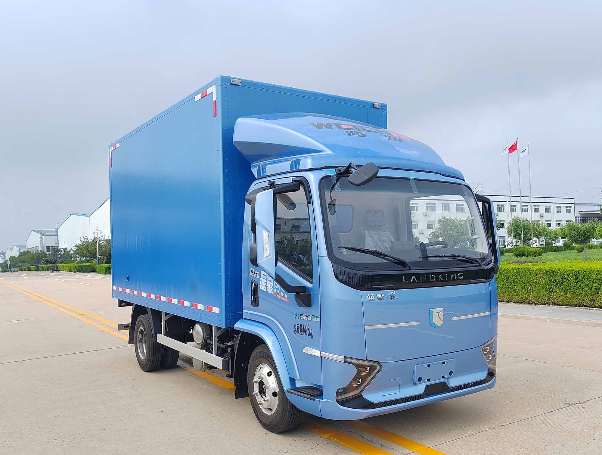 藍(lán)擎牌YTQ5042XXYKHEV341-LQ純電動廂式運(yùn)輸車公告圖片