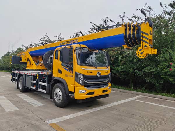 駿通牌JF5161JQZ10H5汽車起重機公告圖片