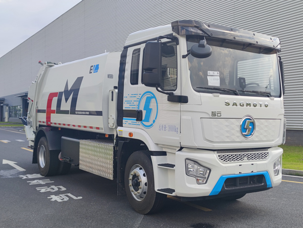 福龍馬牌FLM5181ZYSSZBEVK純電動(dòng)壓縮式垃圾車(chē)公告圖片