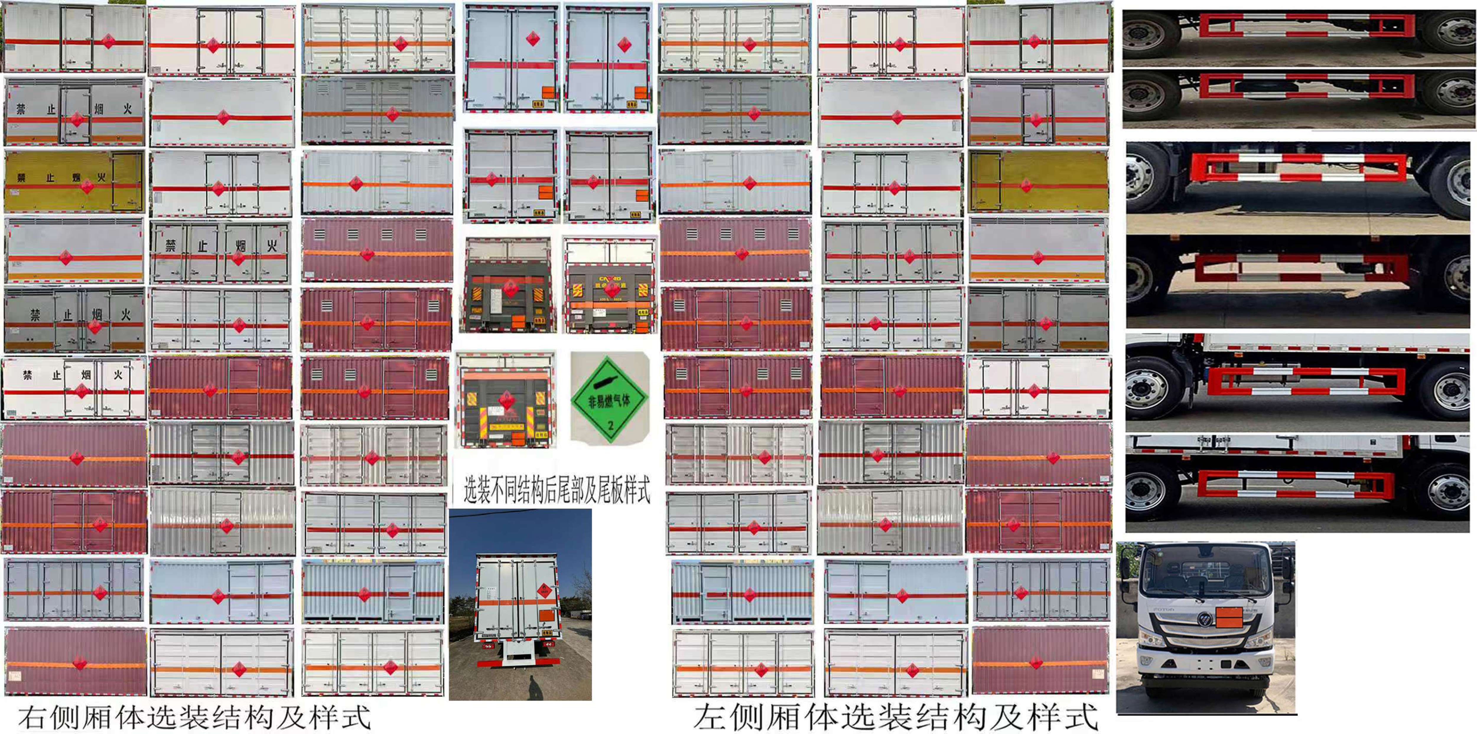 鼎宸騰興牌DCZ5128XRQBJ6易燃氣體廂式運輸車公告圖片