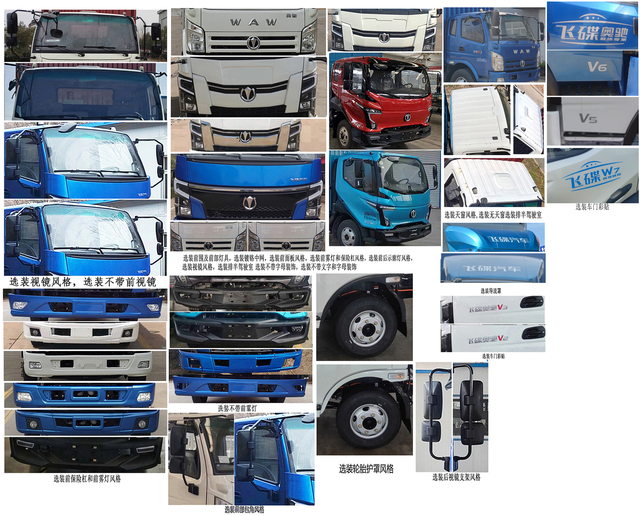 飛碟牌FD5045CCYW63K6-1倉(cāng)柵式運(yùn)輸車公告圖片