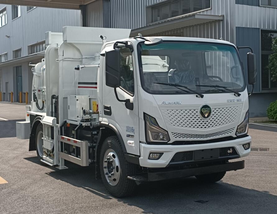 福田牌BJ5122TCAEV-H1純電動餐廚垃圾車公告圖片