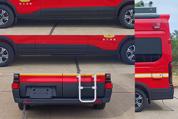 江改牌JX5045TXFTZ1500通信指揮消防車公告圖片