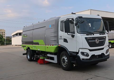 中標(biāo)牌ZBF5180TXSDFBEVF純電動(dòng)洗掃車(chē)公告圖片