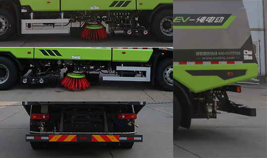 中標(biāo)牌ZBF5180TXSDFBEVF純電動(dòng)洗掃車(chē)公告圖片