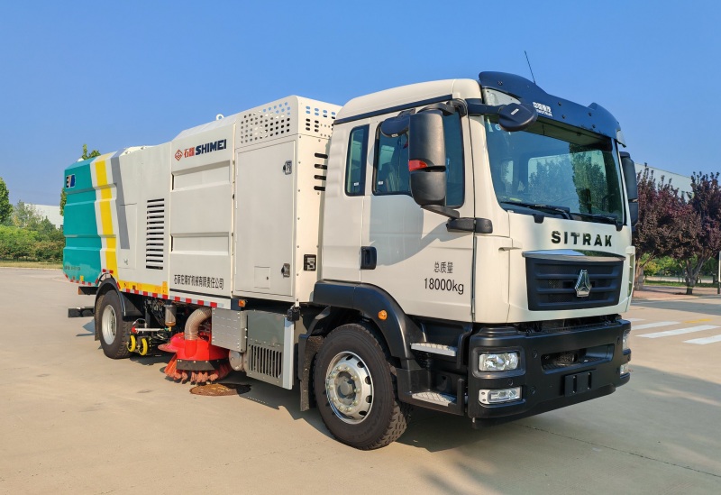 石煤牌SMJ5180TXSZFCEV燃料電池洗掃車公告圖片