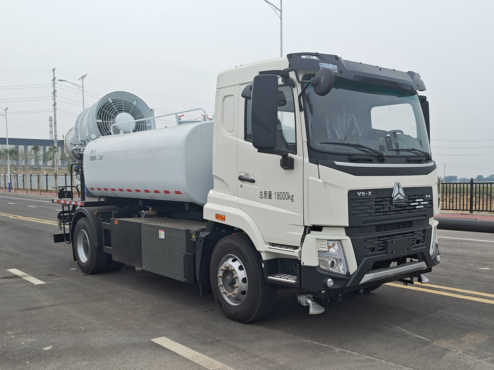 豪沃牌ZZ5184TDYK5317Z1BEV純電動多功能抑塵車公告圖片