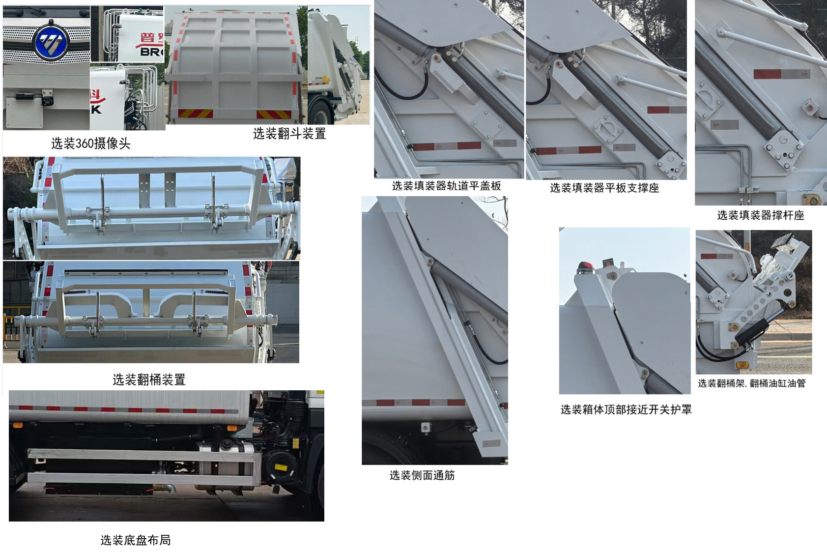 普羅科牌BJ5186ZYSE6-P1壓縮式垃圾車公告圖片