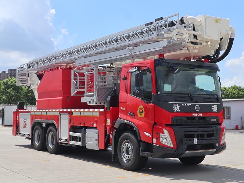 三一牌SYM5340JXFDG37登高平臺(tái)消防車(chē)公告圖片