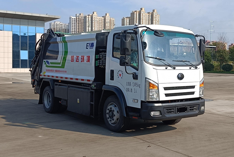 凱恒達(dá)牌HKD5121ZYSYTBEV純電動(dòng)壓縮式垃圾車公告圖片