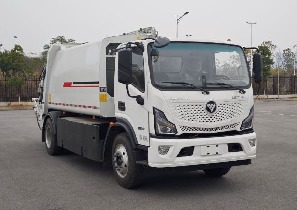 福田牌BJ5142ZYSEV-H1純電動(dòng)壓縮式垃圾車公告圖片