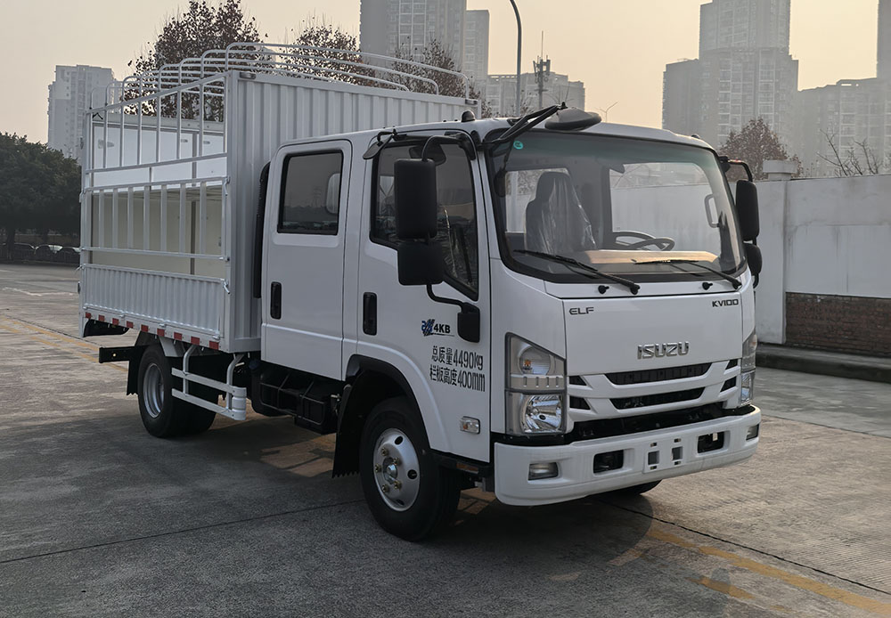 五十鈴牌QL5043CCYFMHW倉柵式運輸車公告圖片
