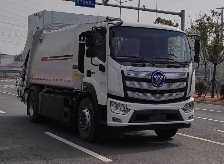 福田牌BJ5185ZYSEV-H1純電動壓縮式垃圾車公告圖片