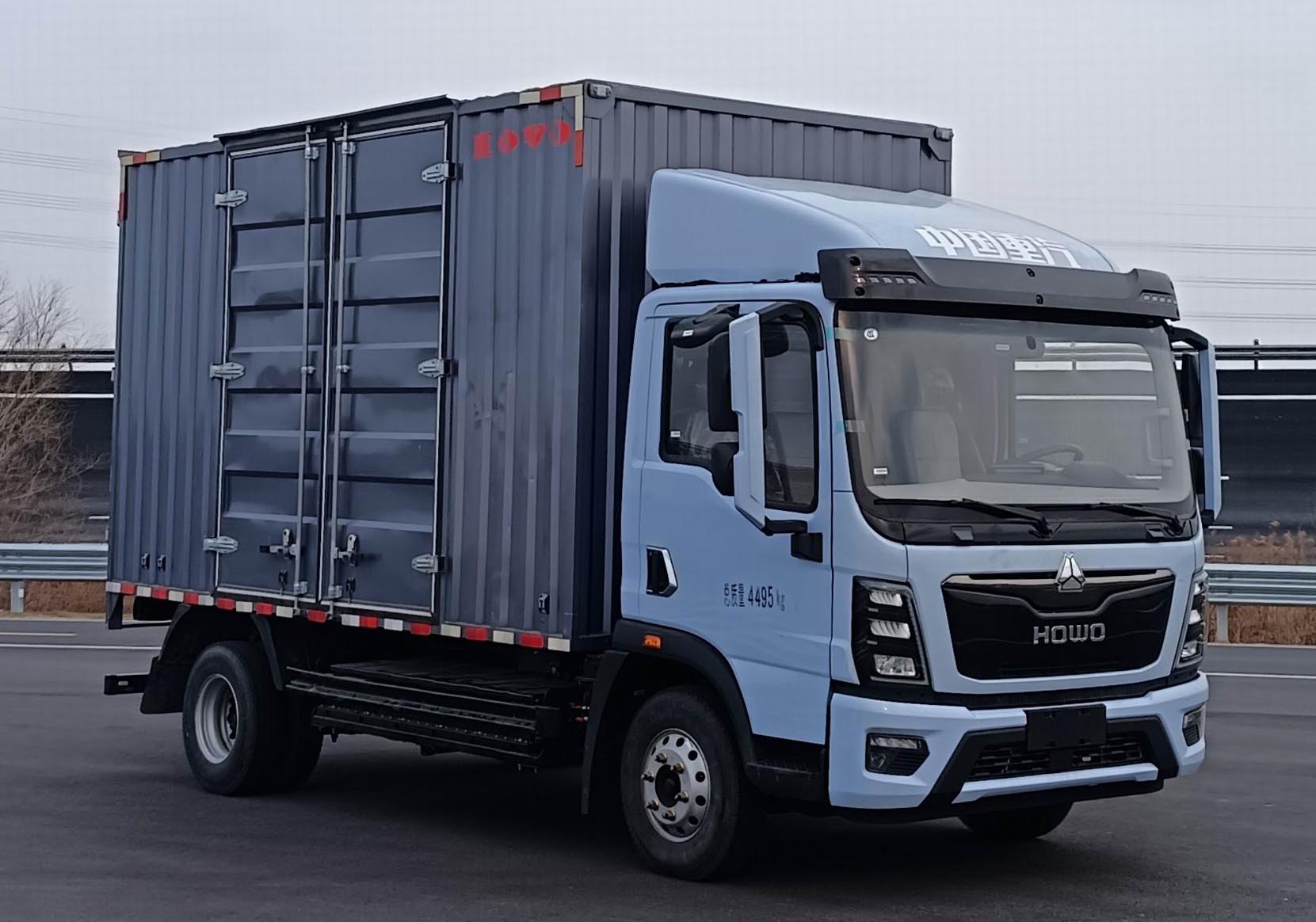 豪沃牌ZZ5047XXYK3515Z145BEVF1純電動(dòng)廂式貨車公告圖片