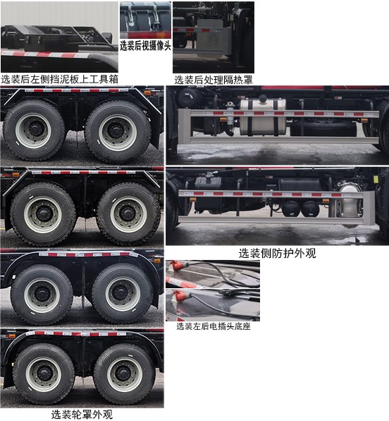 中聯(lián)牌ZBH5251ZXXBJE6車廂可卸式垃圾車公告圖片