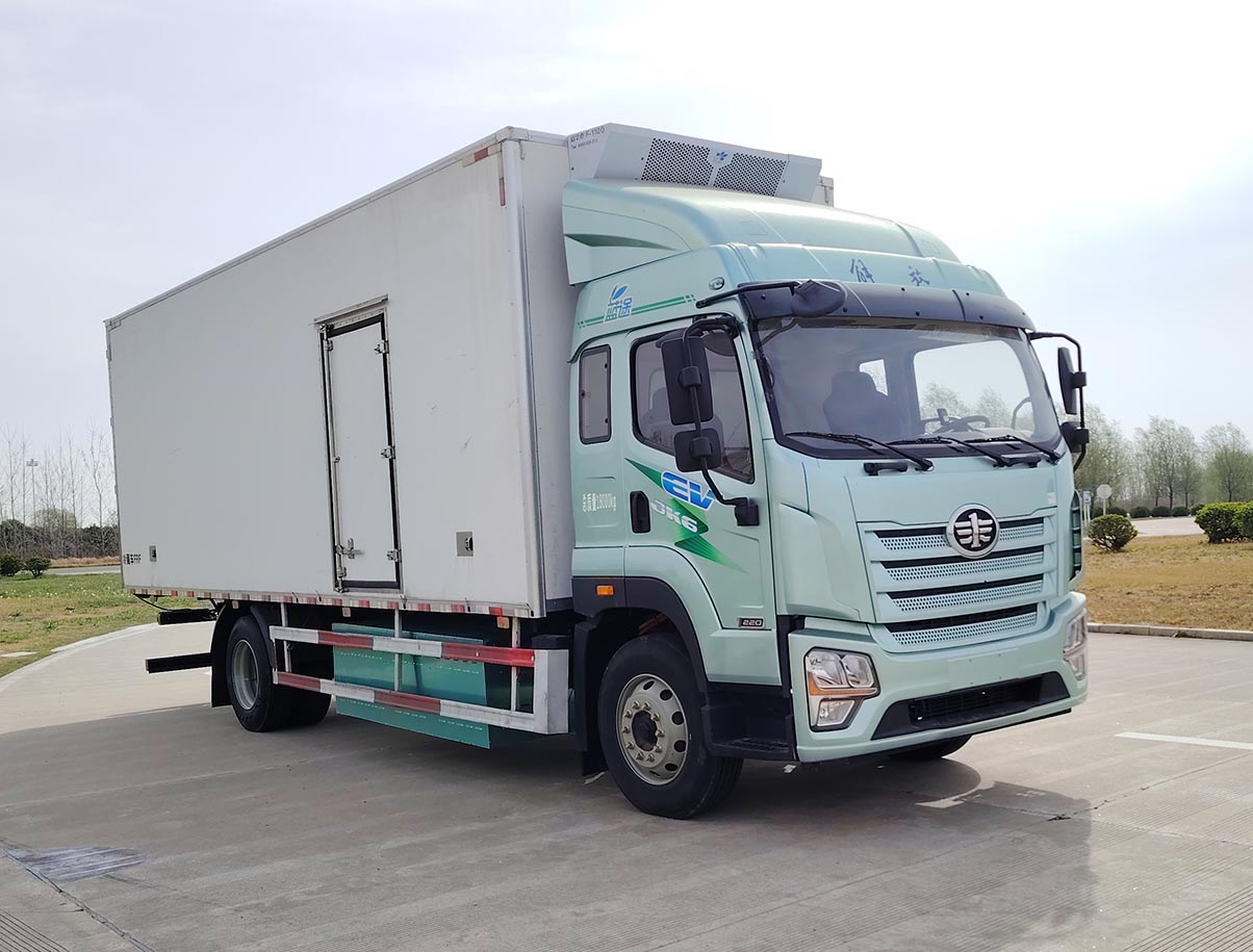解放牌CA5180XLCP28L5BEVA80純電動冷藏車公告圖片
