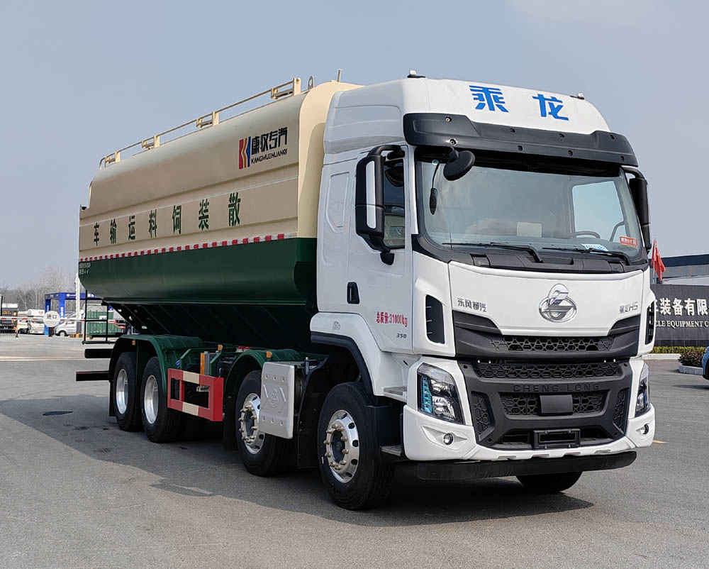 康牧晨遠(yuǎn)牌KMH5310ZSLLZ6散裝飼料運(yùn)輸車(chē)公告圖片