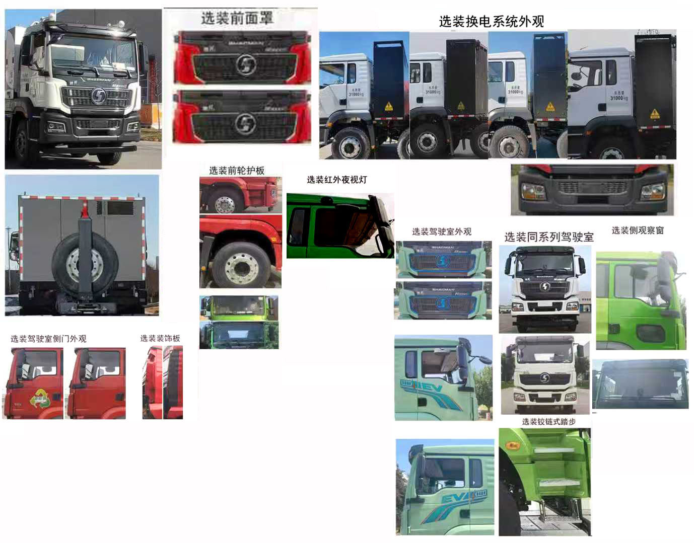 長灃牌CFC5310ZXXSXBEV換電式純電動車廂可卸式垃圾車公告圖片