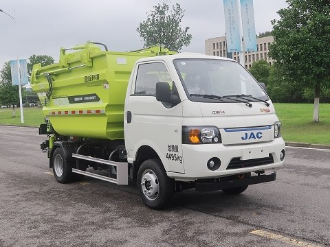 中聯(lián)牌ZBH5040ZZZHFBBEV純電動自裝卸式垃圾車公告圖片