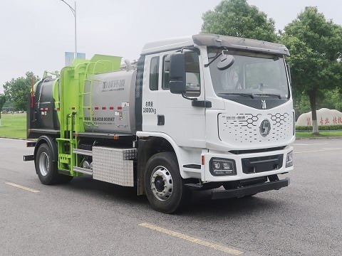 中聯(lián)牌ZBH5180TCASXBEV純電動餐廚垃圾車公告圖片