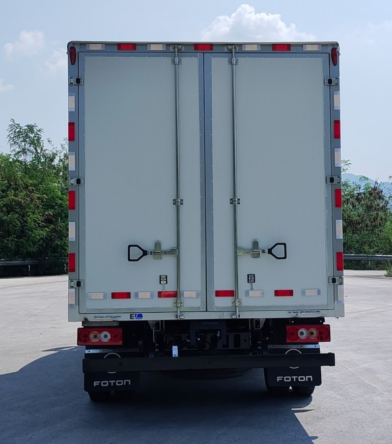 福田牌BJ5049XXYEVB純電動(dòng)廂式貨車公告圖片