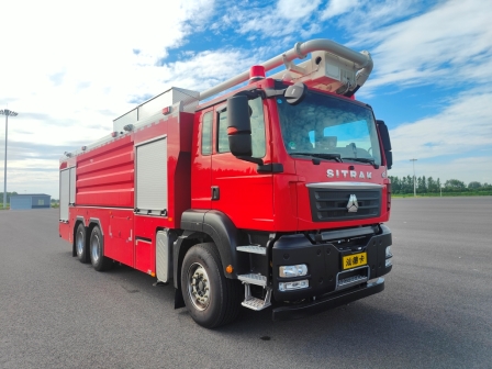 金猴牌SXT5341JXFJP18舉高噴射消防車(chē)公告圖片