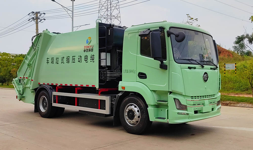 昱曦牌CHN5182ZYSBEV純電動壓縮式垃圾車公告圖片