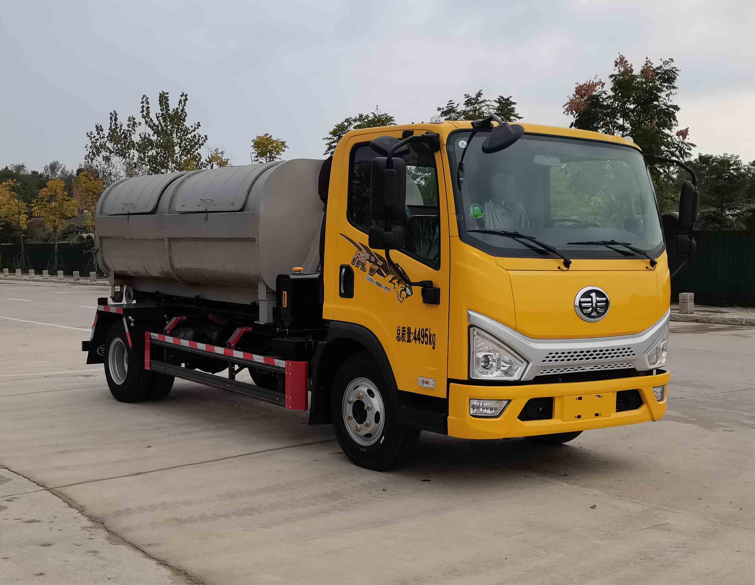 斯太隆牌HZH5045ZXXCA6LH車廂可卸式垃圾車公告圖片