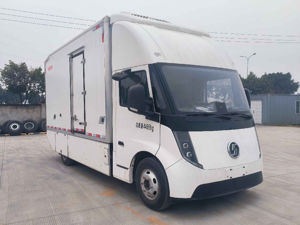 陜汽牌SX5041XLCBEV381N純電動冷藏車公告圖片