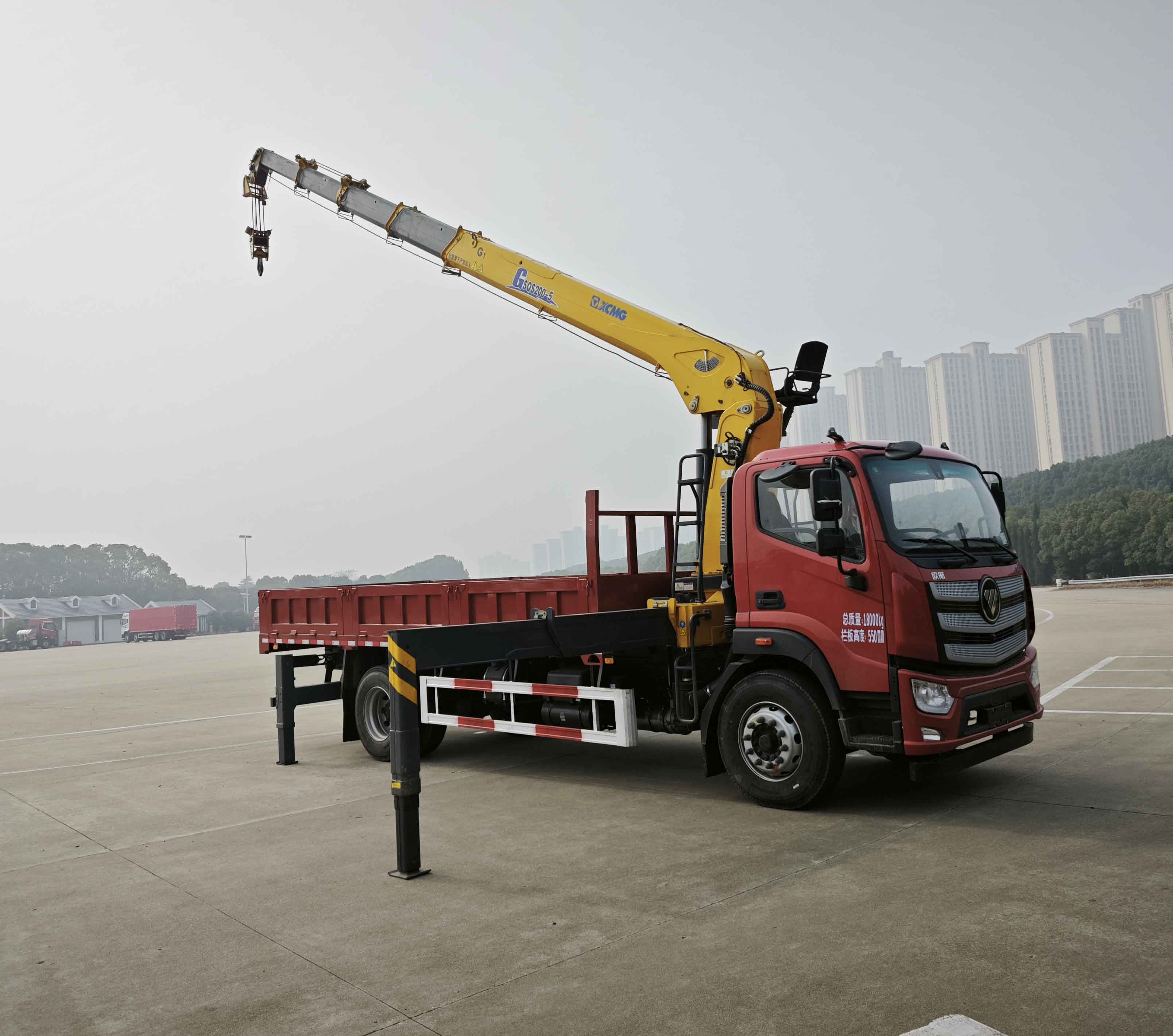 福田牌BJ5186JSQ-6K随车起重运输车公告图片