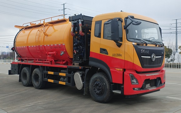 程力威牌CLW5250GST6WS疏通吸污车公告图片