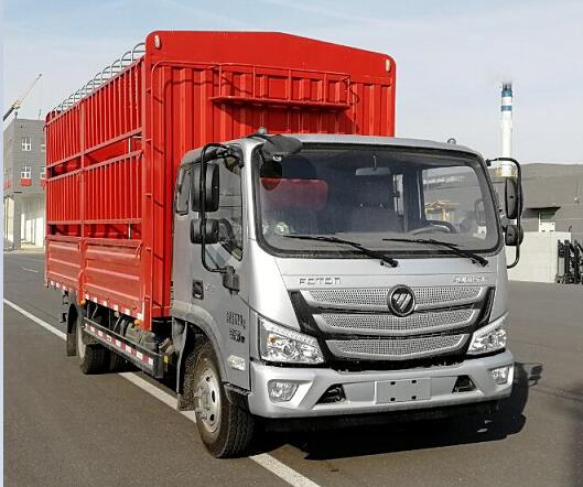 福田牌BJ5108CCY-F3倉柵式運輸車公告圖片