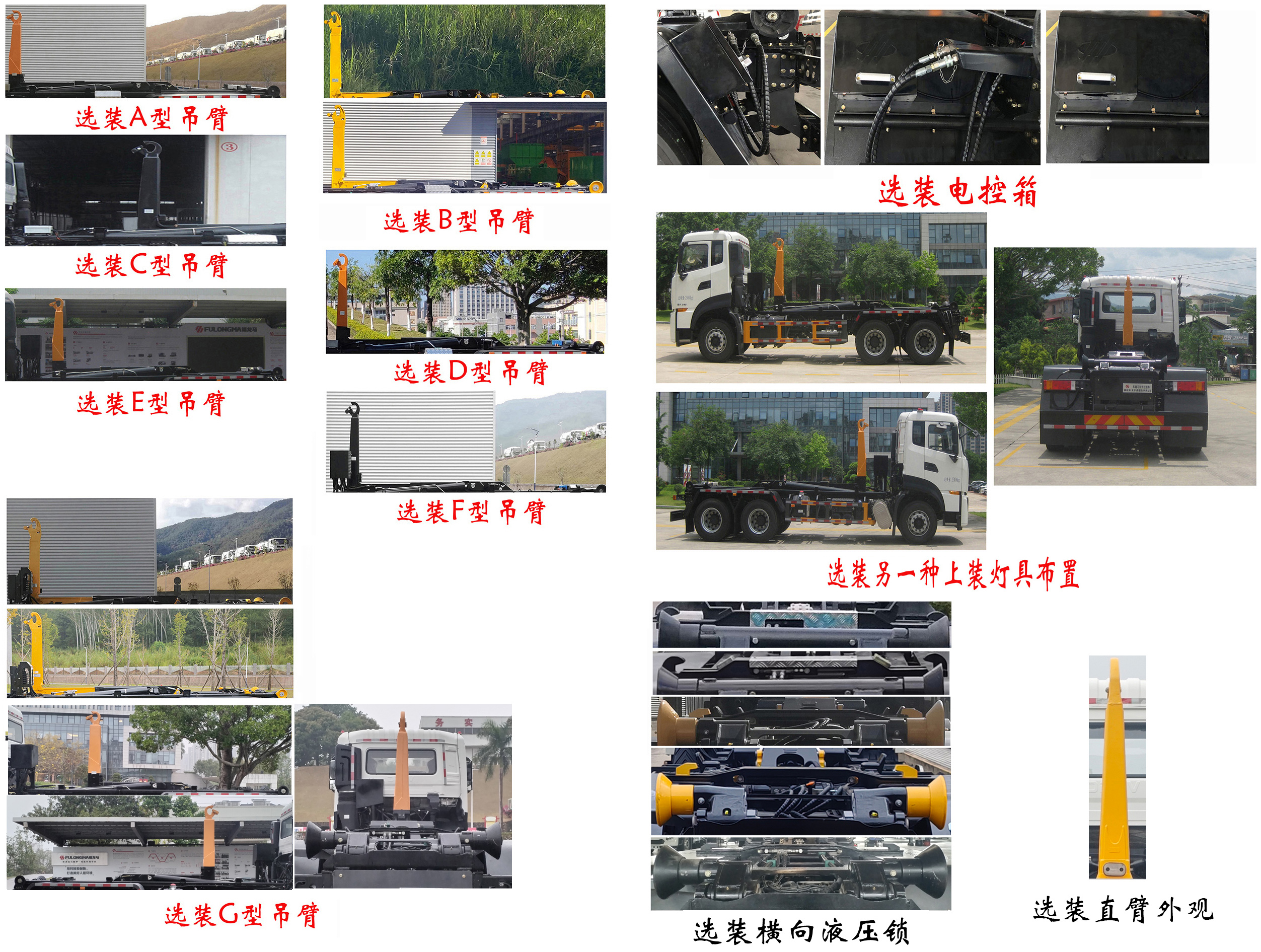 福龍馬牌FLM5250ZXXDF6車廂可卸式垃圾車公告圖片