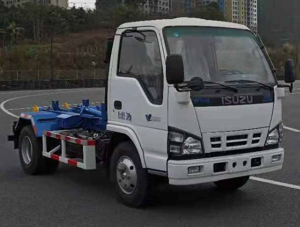 山花牌JHA5072ZXXQLA6車(chē)廂可卸式垃圾車(chē)公告圖片
