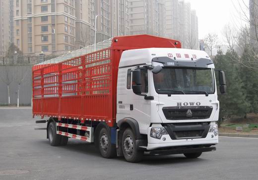 豪沃牌ZZ5257CCYN56CGF1L倉柵式運(yùn)輸車公告圖片