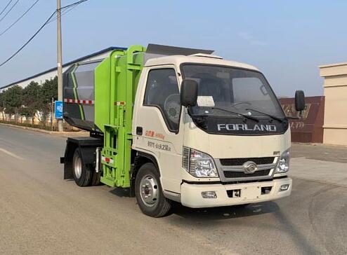 程力威牌CLW5041ZZZ6CD自裝卸式垃圾車公告圖片