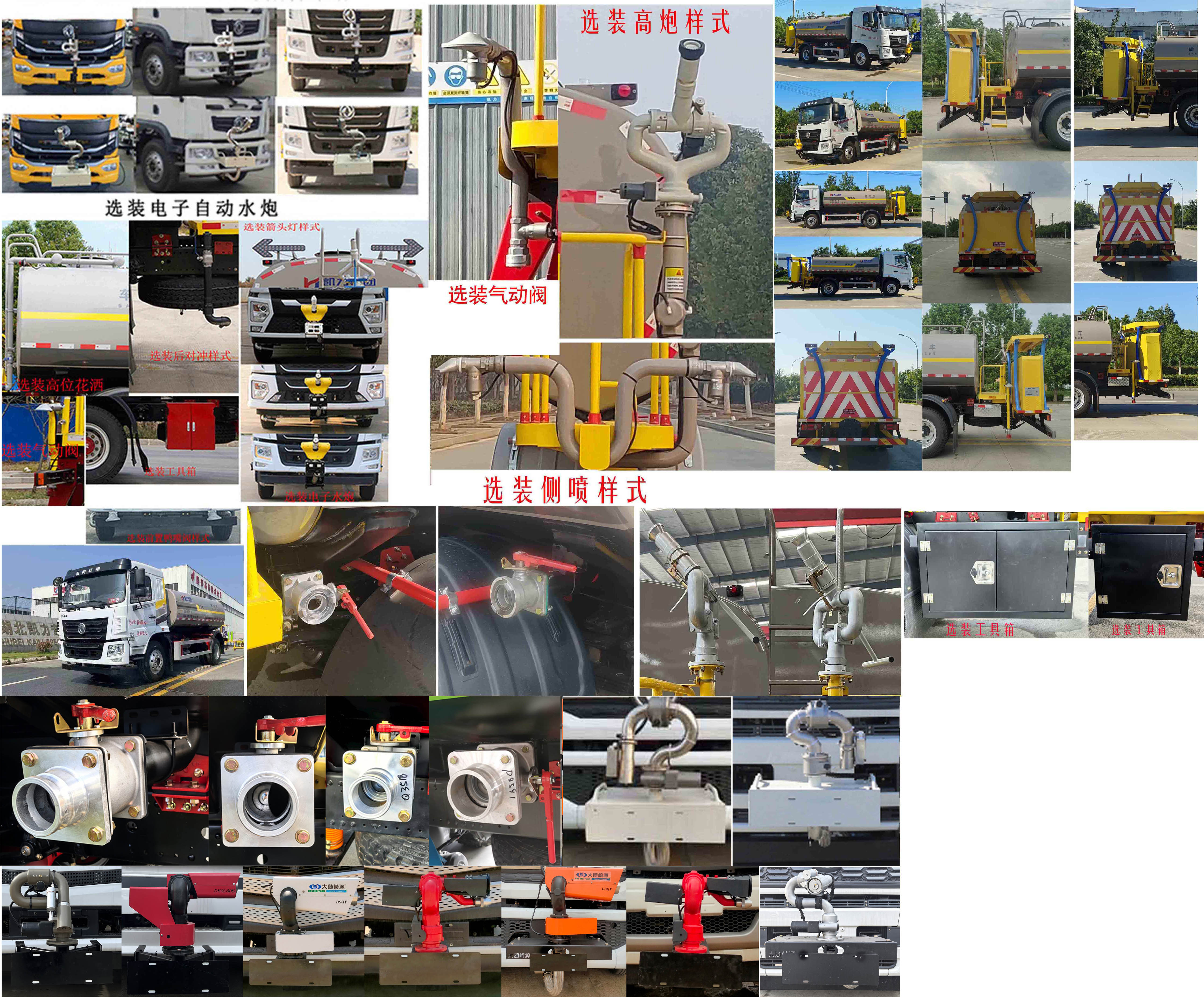 凱力風(fēng)牌KLF5161GSSE6灑水車(chē)公告圖片