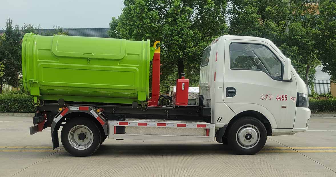 凱力風(fēng)牌KLF5040ZXXBEV純電動車廂可卸式垃圾車公告圖片
