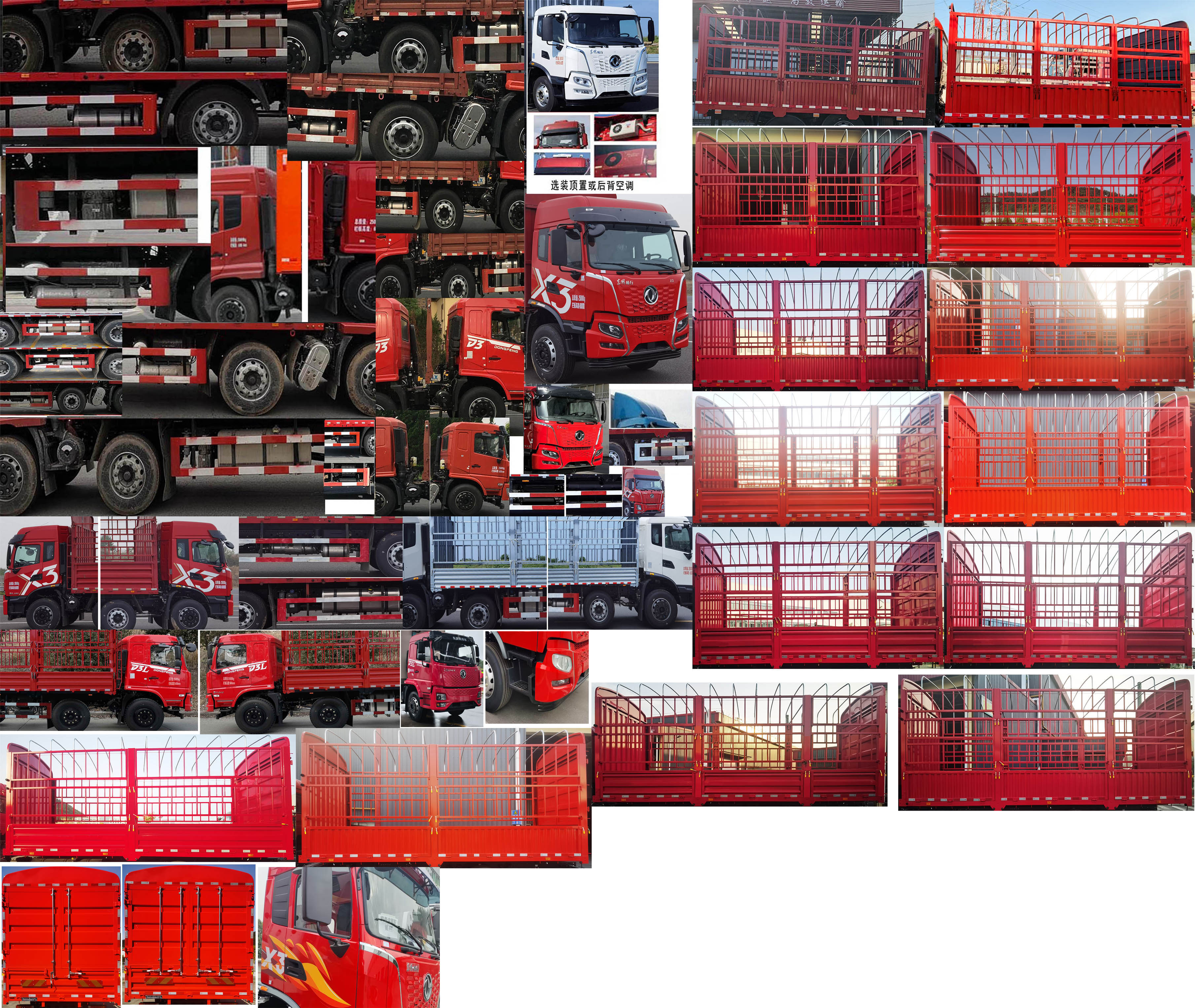 東風(fēng)牌DFV5253CCYGP6D2倉柵式運(yùn)輸車公告圖片
