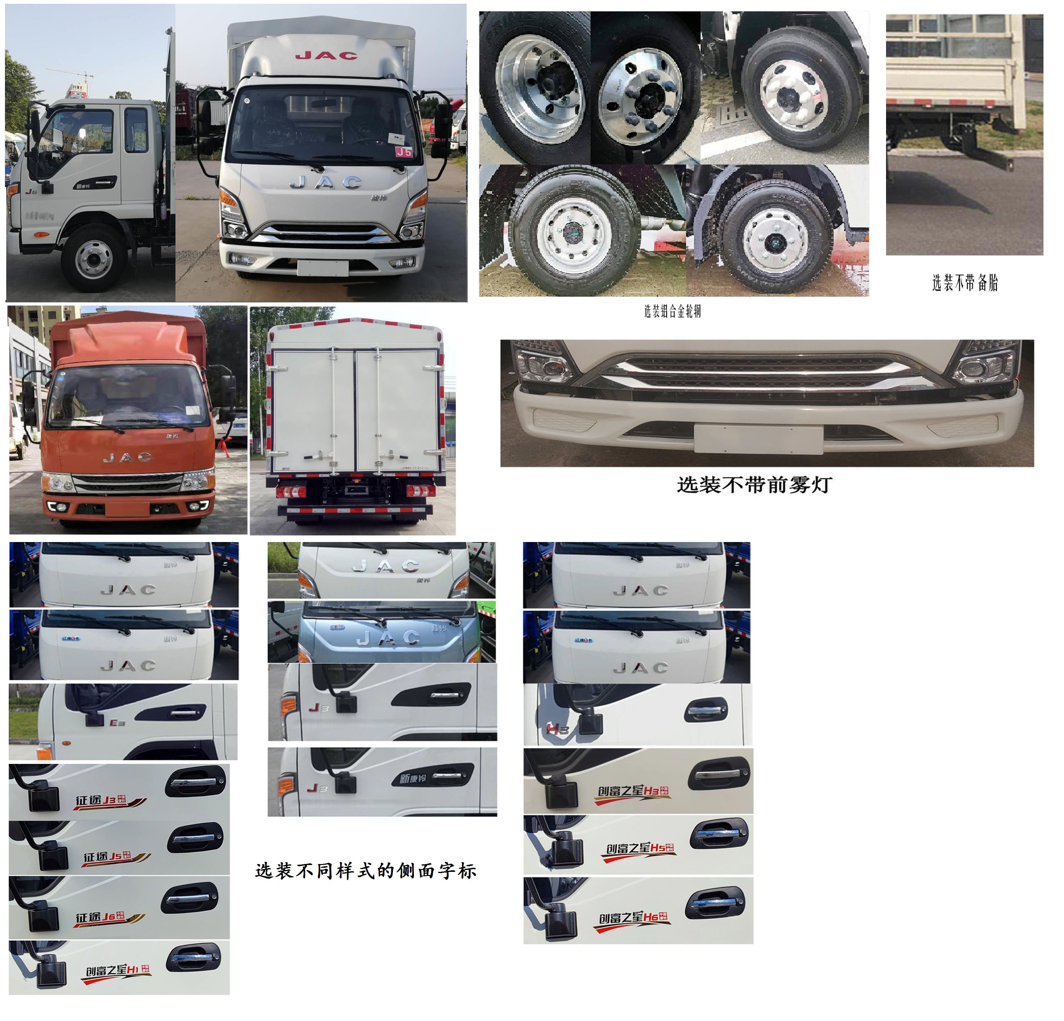 江淮牌HFC5041CCYP23K1B4S-1倉柵式運輸車公告圖片