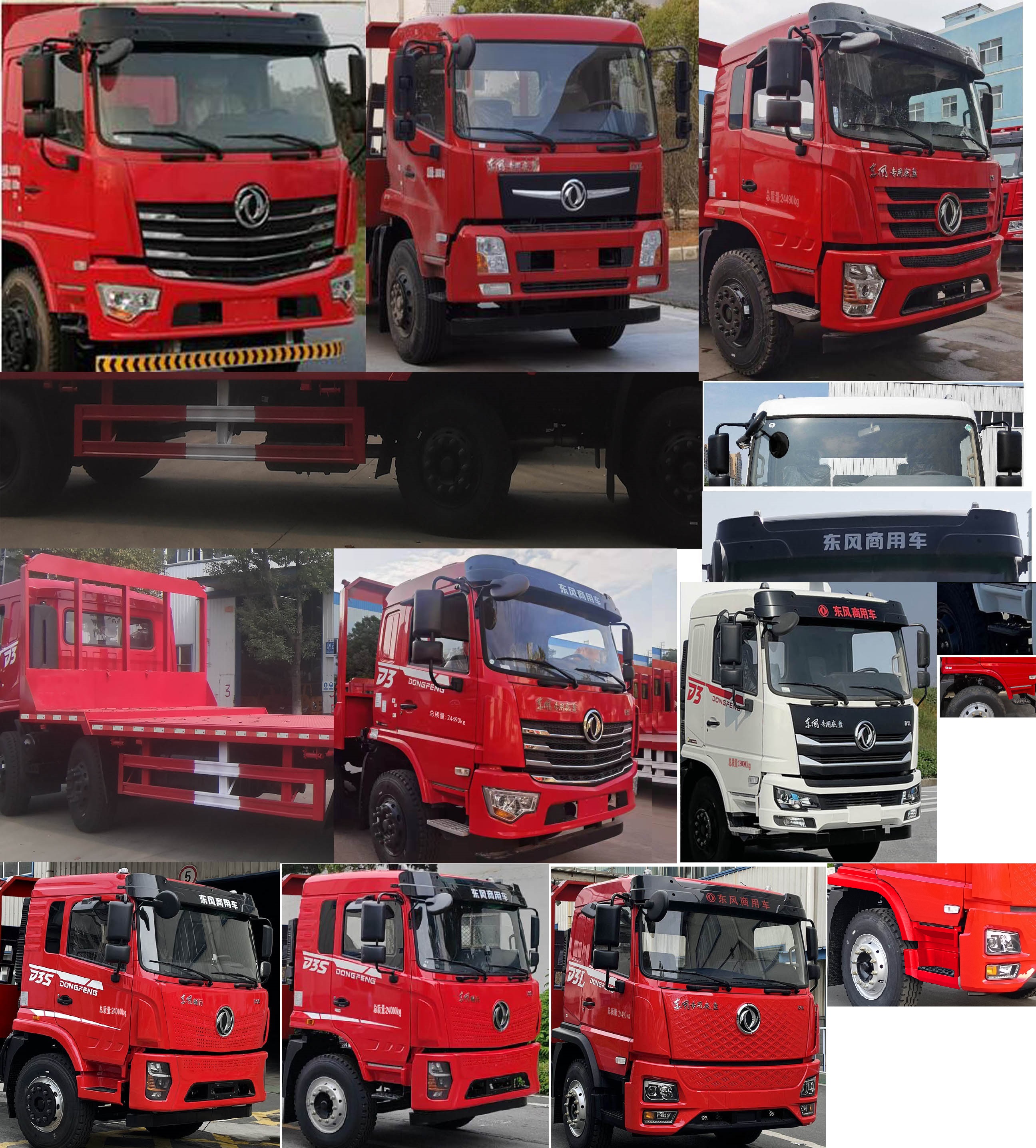 東風(fēng)牌DFV5243TPBGP6D1平板運輸車公告圖片