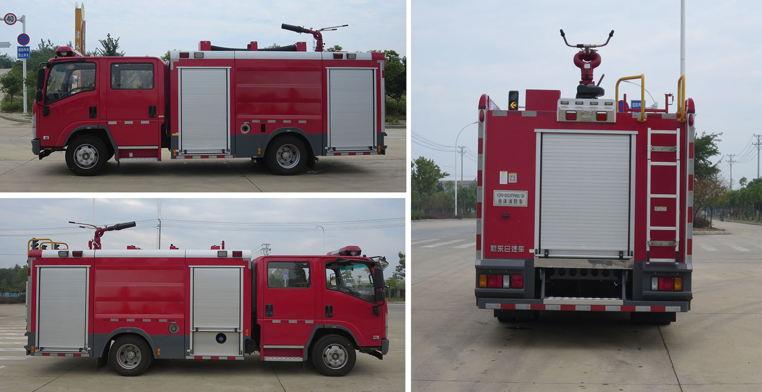 新東日牌YZR5100GXFPM30/Q6泡沫消防車(chē)公告圖片
