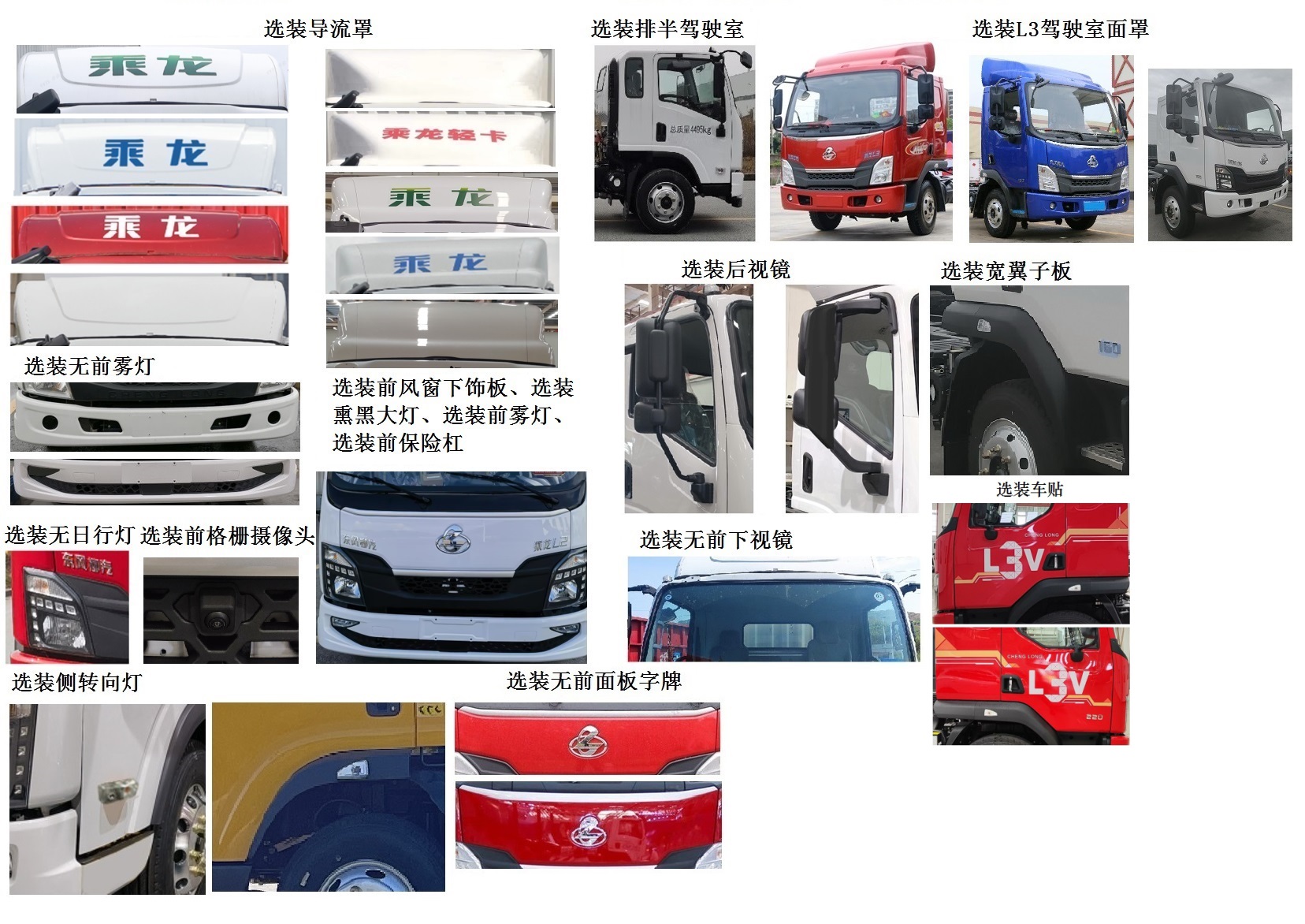 乘龍牌LZ5041XXYL2AC1廂式運(yùn)輸車公告圖片