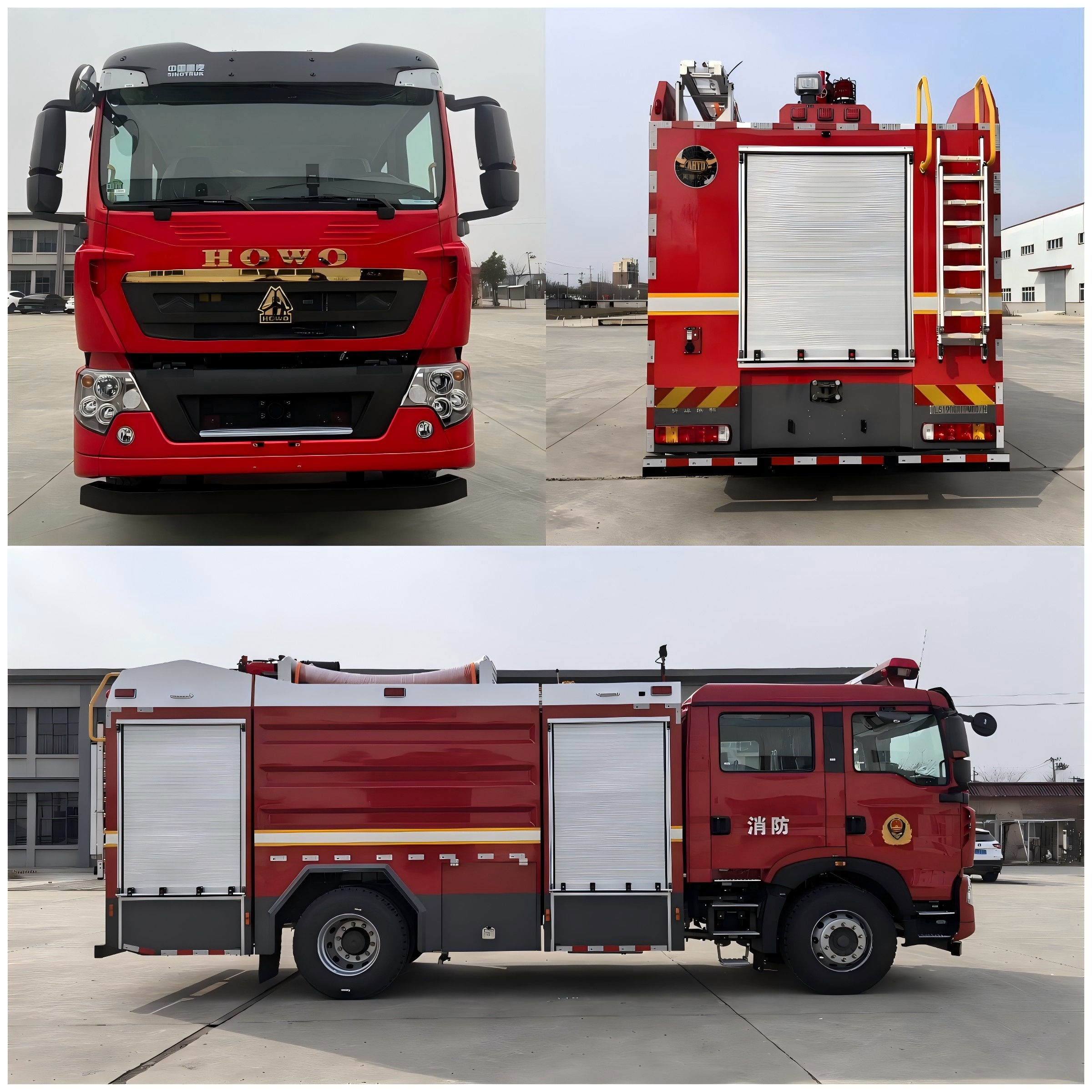 禹都牌YL5190GXFPM80/H泡沫消防車公告圖片