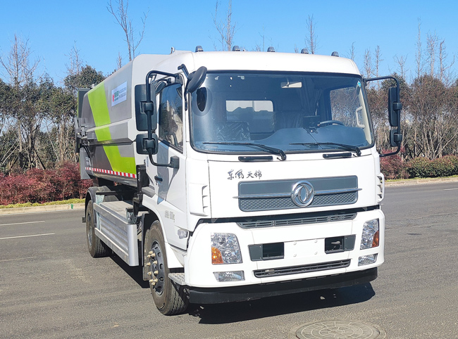 凱恒達(dá)牌HKD5180ZXLDFBEV純電動(dòng)廂式垃圾車公告圖片