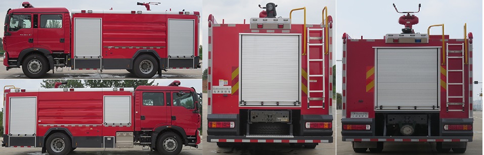 新東日牌YZR5190GXFSG80/H6水罐消防車公告圖片