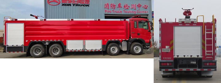 新東日牌YZR5420GXFPM240/H6泡沫消防車公告圖片