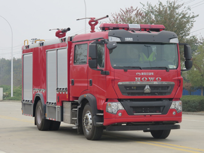 新東日牌YZR5190GXFGP70/H6干粉泡沫聯(lián)用消防車公告圖片