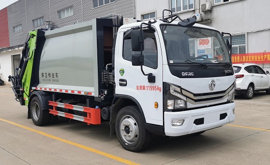 程力威牌CLW5121ZYS6WL壓縮式垃圾車(chē)公告圖片